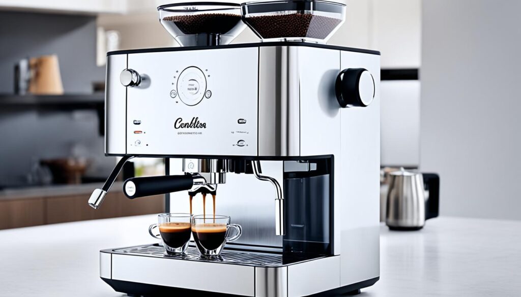 Innovative espresso machine features